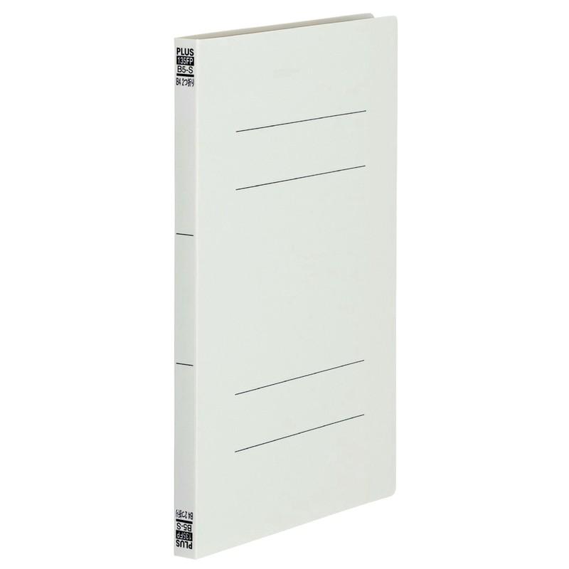 プラス(PLUS) フラットファイル PPフラットファイル B4二つ折り グレー NO.135FP　98-389 | PLUS