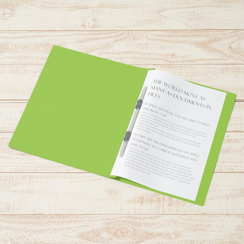 プラス(PLUS) フラットファイル PPフラットファイル A4-S 厚とじ リーフグリーン NO.121PW　98-344 | PLUS | 03