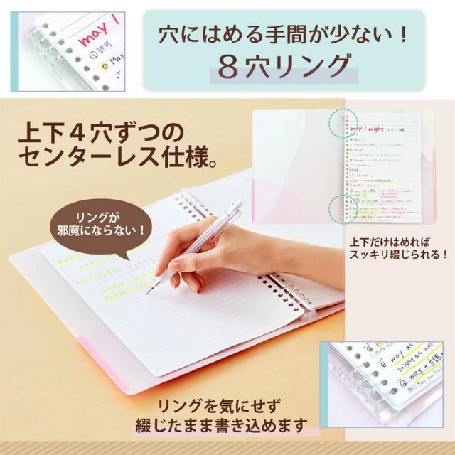 プラス(PLUS) ルーズリーフバインダー Pasty パスティ　B5 縦　レモンイエロー　FC-800PR　98-806 | PLUS | 02