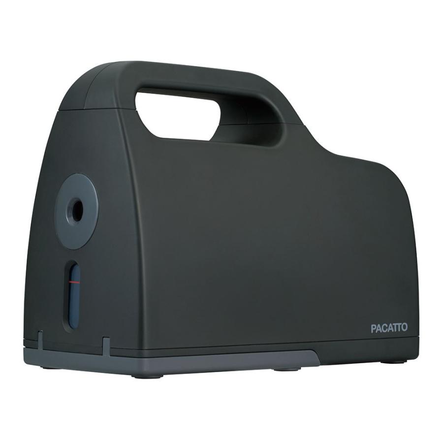 ナカバヤシ 充電式シャープナー PACATTO パカット NEK-101BK ブラック 鉛筆削り | 