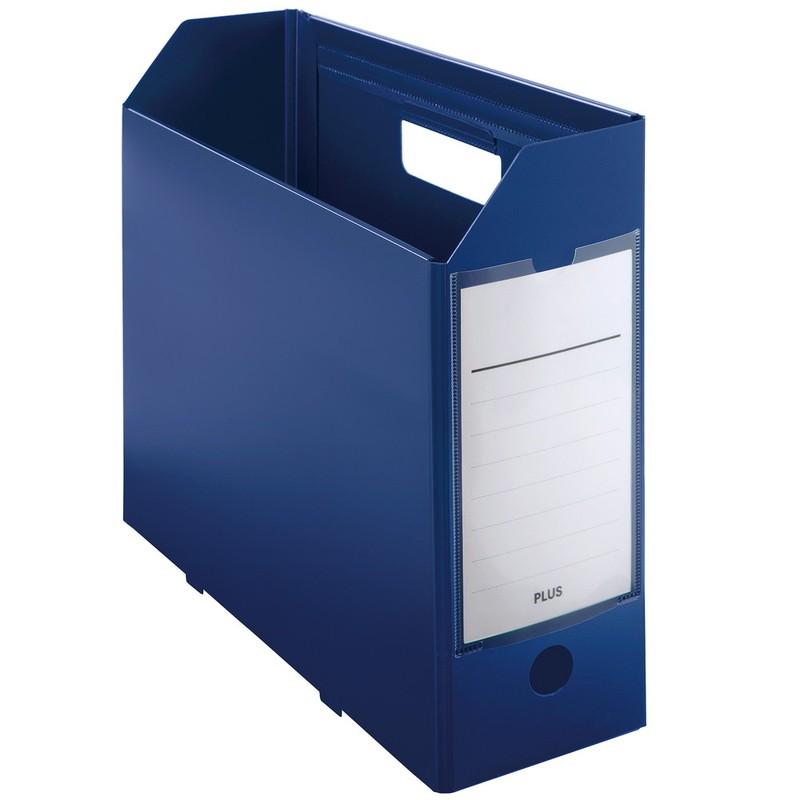プラス(PLUS) ファイルボックス A4 PPボックスファイル+ ネイビー FL-125BF 76-005 | PLUS | 01