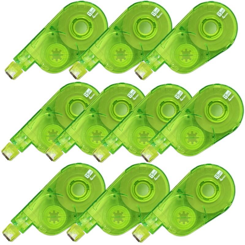 プラス(PLUS) 修正テープ ホワイパースイッチ 交換テープ 4mm幅 グリーン 10個パック WH-1514R-10P 49-580 | PLUS | 01