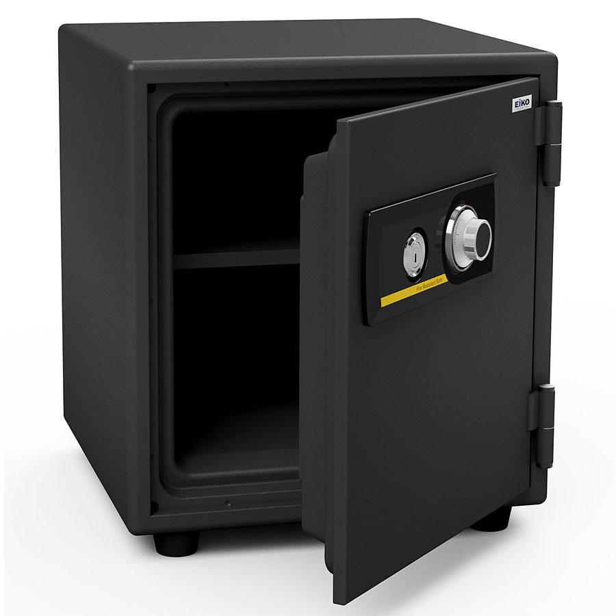 【開梱設置無料】エーコー 家庭用小型耐火金庫 STANDARD BES-25 (ダイヤル＆シリンダー式) A4 1時間耐火 34.7L EIKO 50kg |  | 01