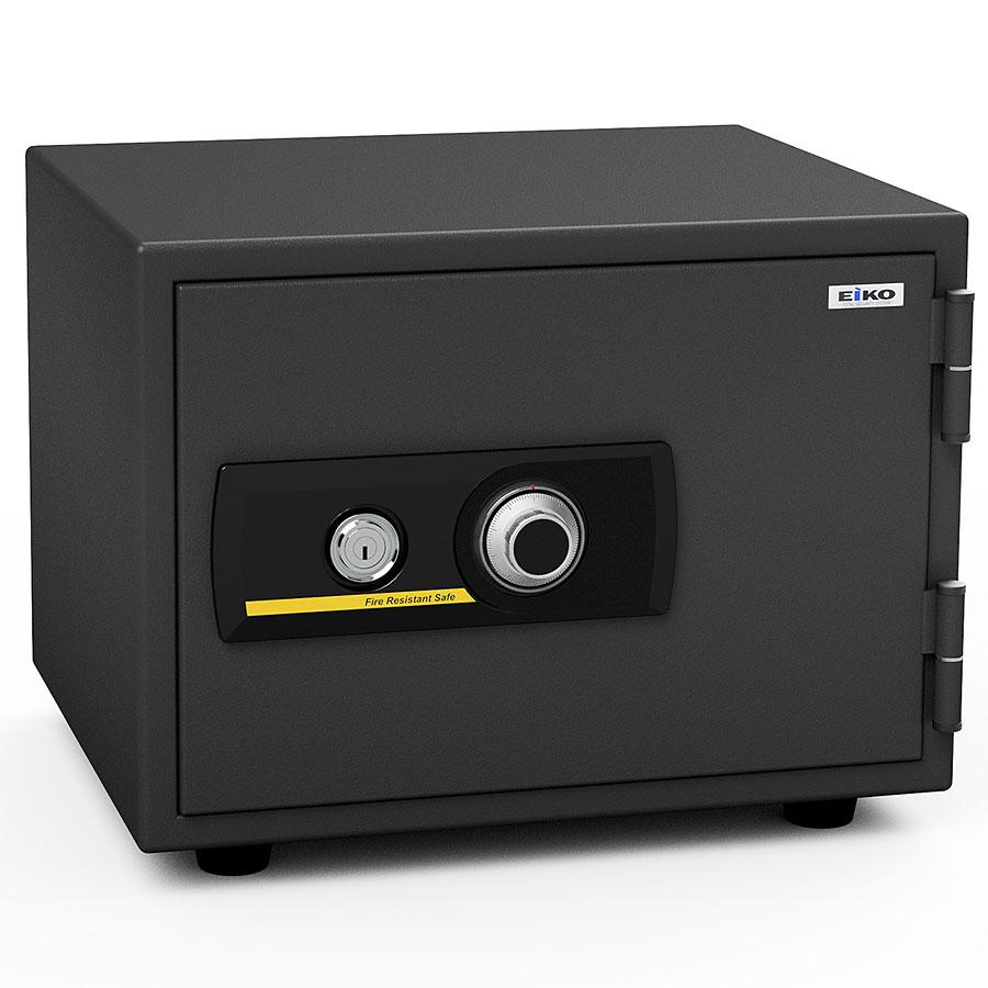 【開梱設置無料】エーコー 家庭用小型耐火金庫 STANDARD BSS-4 (ダイヤル＆シリンダー式) A4横対応 1時間耐火 19.5L トレー4枚「EIKO」 53kg 地震 災害 防災 |  | 01
