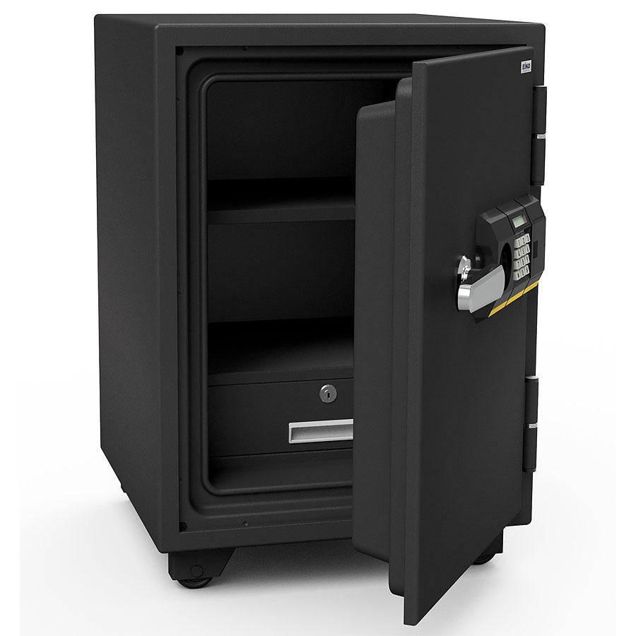 【欠品中:納期未定】【車上渡し送料無料】エーコー 家庭用小型耐火金庫 STANDARD BSD-PKXA (テンキー＆シリンダー式) A4ファイル対応 1時間耐火 51L 94kg |  | 01