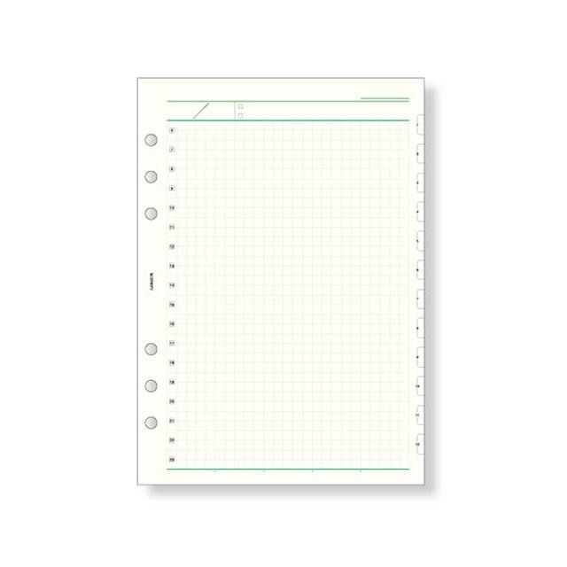 レイメイ藤井　ダ・ヴィンチ　リフィル　A5サイズ　フリーデイリースケジュール方眼　DAR4276 | ダ・ヴィンチ