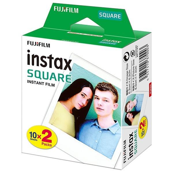 【欠品中:納期未定 入荷次第発送】FUJIFILM＜富士フイルム＞ スクエアフィルム instax SQUARE 2パック  INSTAX SQUARE WW2 | FUJIFILM