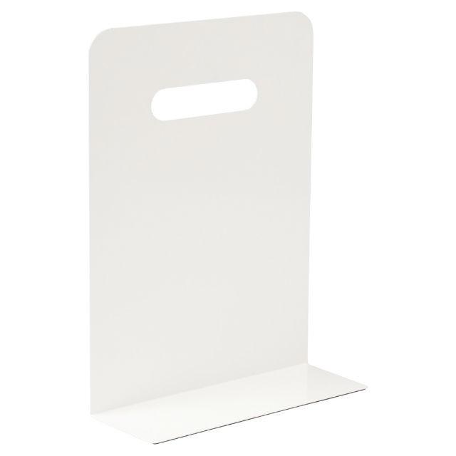 LIHIT LAB.＜リヒトラブ＞ ブックエンド（マグネット付）ハイタイプ 白 A7351-0 | 