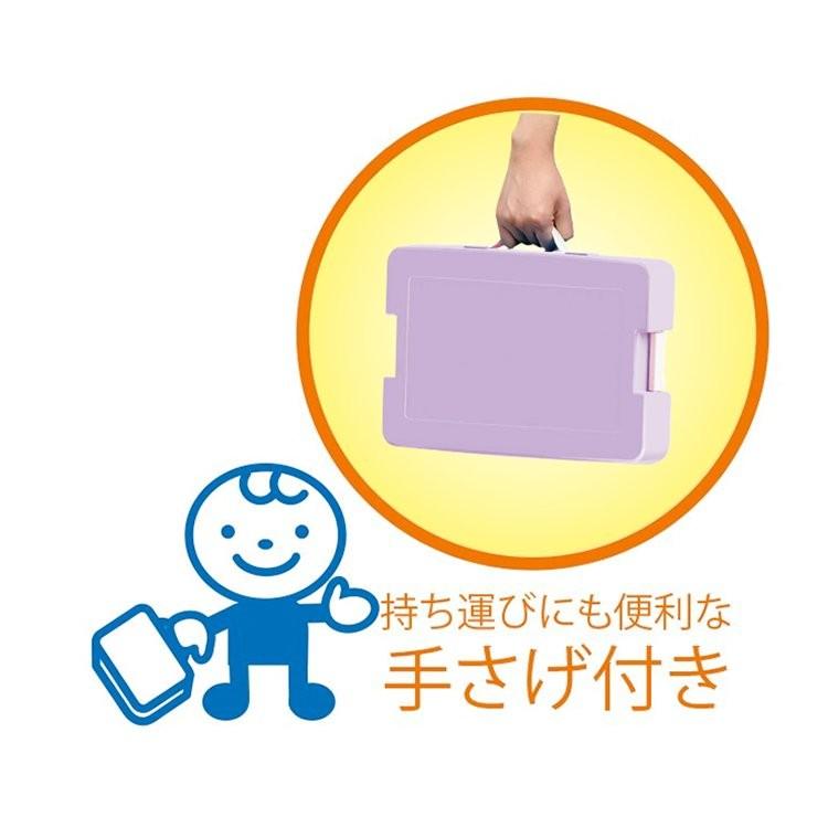 デビカ　つながるパッチン!おどうぐばこ(手さげ付)　パープル　044401 |  | 04