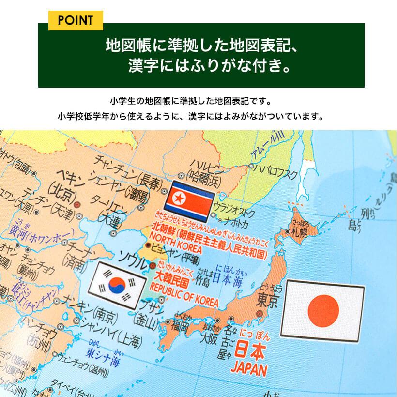 レイメイ藤井 しゃべる国旗付き地球儀 OYV403 球径25cm 学習 | レイメイ藤井 | 06
