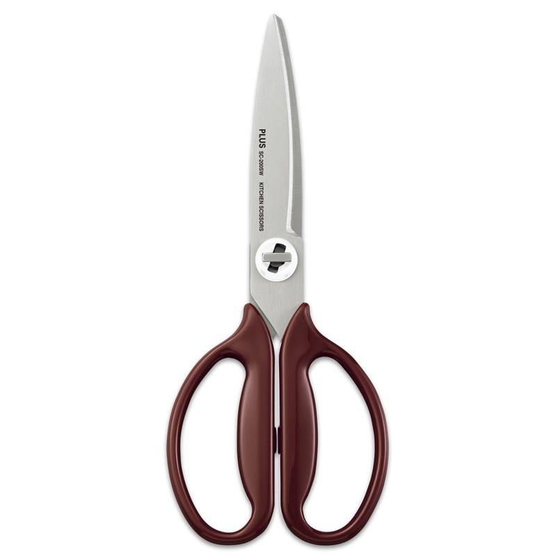 プラス(PLUS) キッチンばさみ フィットカットカーブ 料理はさみ SC-200SW カカオブラウン 35-120 | PLUS