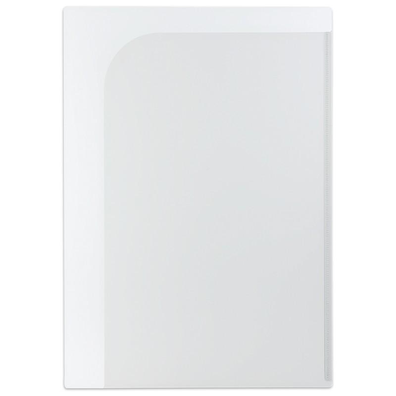 プラス(PLUS) クリアホルダー 通知表ホルダー A3 2つ折り FL-190SF クリアー 1枚 79-726 | PLUS