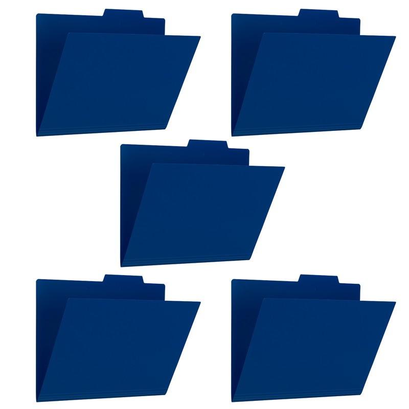 プラス(PLUS) ファイル PP個別フォルダー + A4 ネイビー 5枚パック FL-161IF 86-805 | PLUS