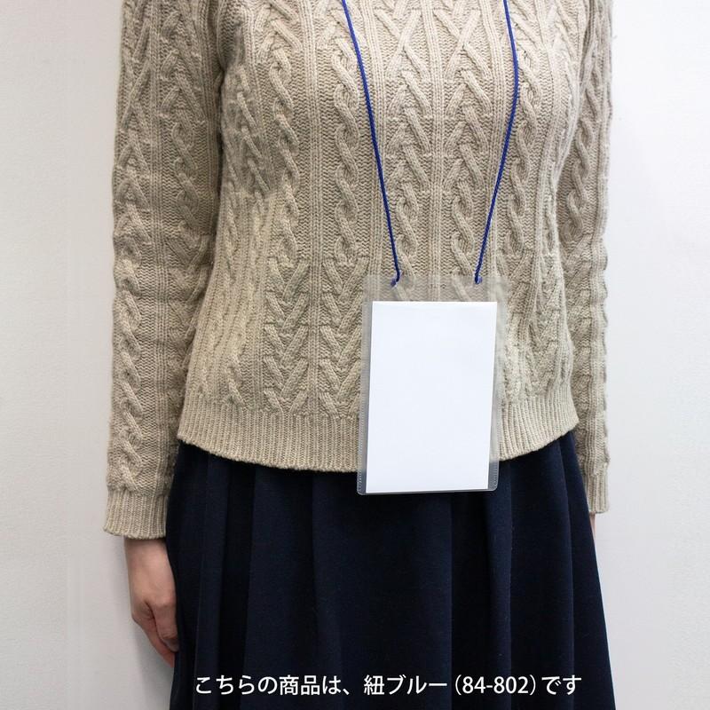 プラス(PLUS) 名札 ネームタッグ 吊り下げ式 イベント用 はがきサイズ 50枚 CT-E2 ホワイト 84-801 | PLUS | 03