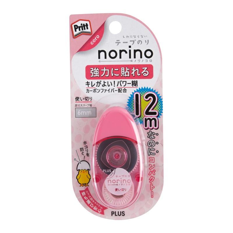 プラス(PLUS） テープのり ノリノコロ 強力に貼れる 6mm幅×12m ピンク 1個入 54-057 TG-1512 | PLUS | 01