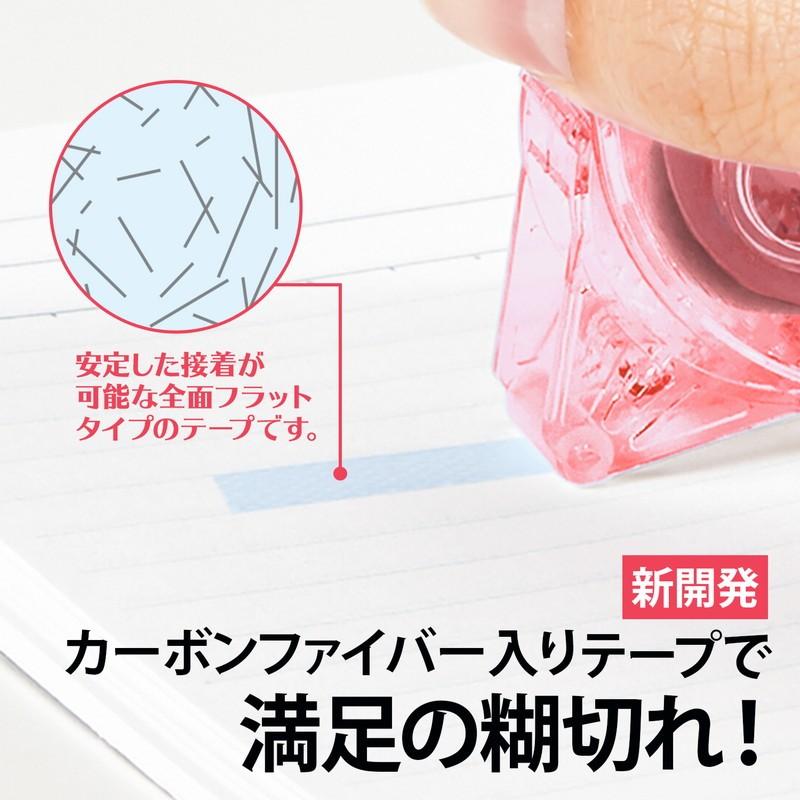 プラス(PLUS） テープのり ノリノコロ 強力に貼れる 6mm幅×12m ピンク 1個入 54-057 TG-1512 | PLUS | 04