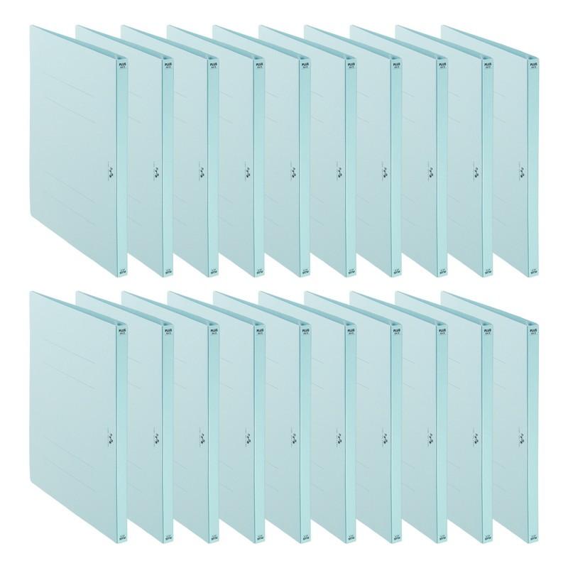 プラス(PLUS)  たすけあ 利用者カルテ フラットファイル　ブルー　10冊パック*10　計100冊 98-058*10　FL-805FF | PLUS