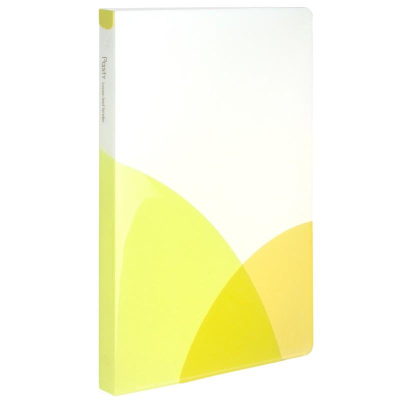 プラス(PLUS) ルーズリーフバインダー Pasty パスティ スリム B5 縦 レモンイエロー 98-796　FC-790PR | PLUS