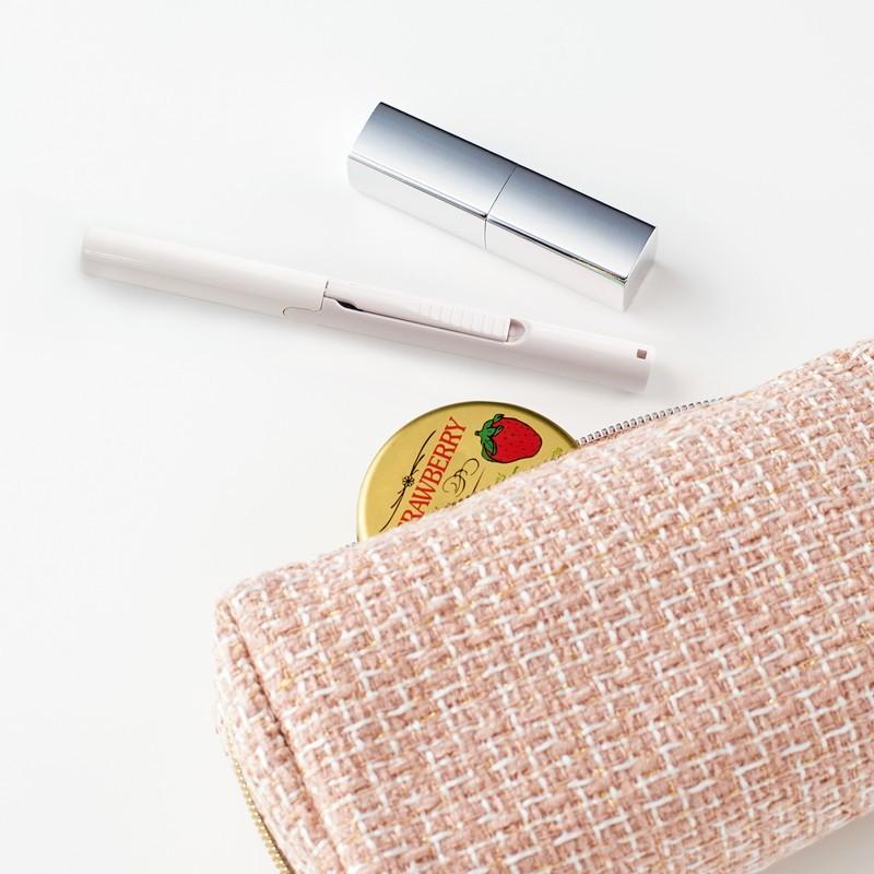 プラス(PLUS) 携帯はさみ フィットカットカーブ ツイッギー フッ素コート ソフトベージュ 34-246　SC-130PF | PLUS | 07