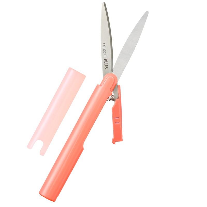 プラス(PLUS) 携帯はさみ フィットカットカーブ ツイッギー フッ素コート ソフトピンク 34-248 SC-130PF | PLUS | 02