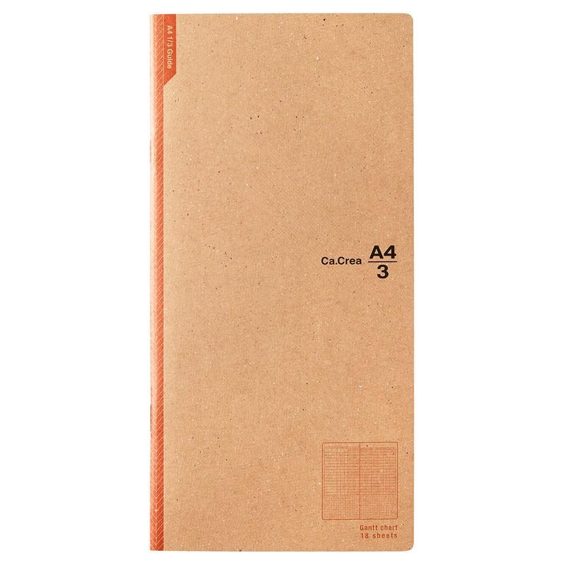 プラス(PLUS) メモ帳 ノート カ.クリエ アシスト ノート スケジュール ガントチャート 5冊 オレンジ 77-836*5　NO-681TA | PLUS