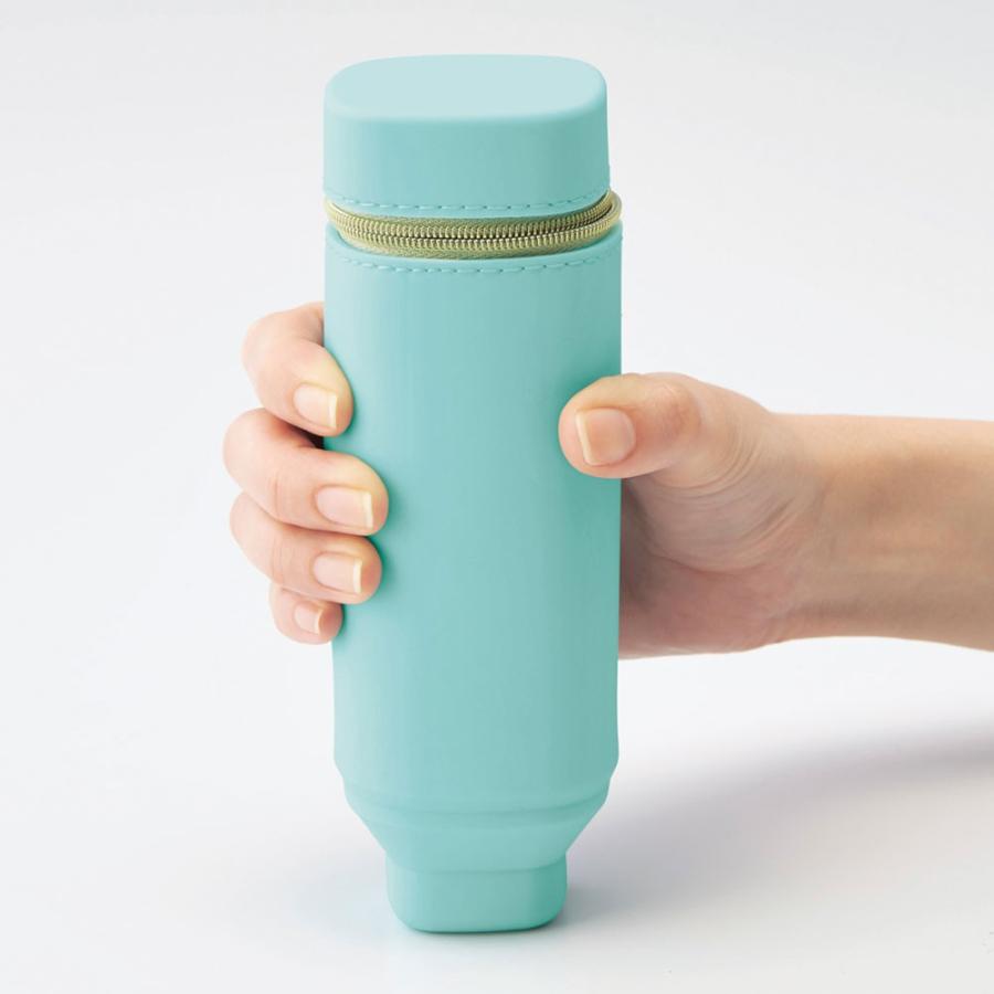 LIHIT LAB.＜リヒトラブ＞ Bloomin スタンドペンケース スクエアタイプ  レモンイエロー Ａ7732-5 | LIHIT LAB. | 01