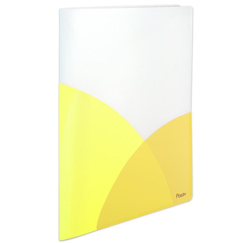 プラス Plus スリムホルダーファイル 4ポケット Pasty パスティ Fc 860shf レモンイエロー 98 866 424 イーコンビyahoo 店 通販 Yahoo ショッピング