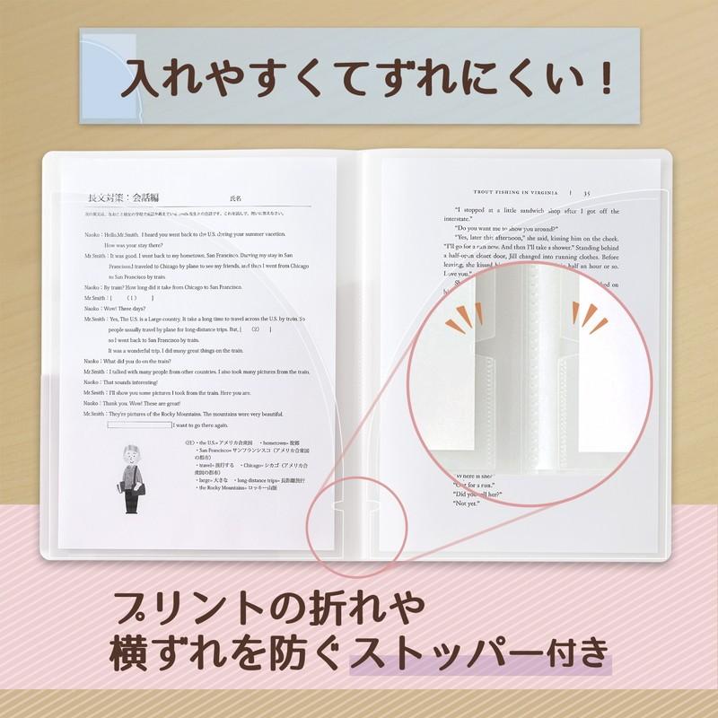 【欠品中：1月中旬入荷予定】プラス(PLUS) スリムホルダーファイル A4 4ポケット Pasty パスティ FC-860SHF バニラホワイト 98-867 | PLUS | 02