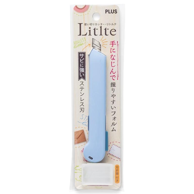 プラス(PLUS) カッター リトルテ 使いきりタイプ ブルー CU-006SUS 35-229 | PLUS | 01