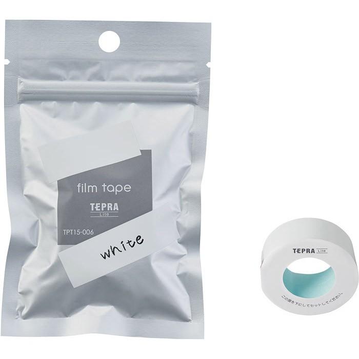 キングジム＜KING JIM＞ テプラ　Lite　フィルムテープ　15mm　ホワイト TPT15-006 | TEPRA Lite