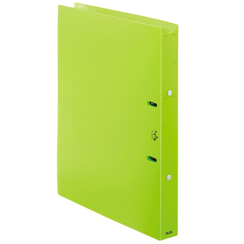 プラス(PLUS)  たすけあ 利用者カルテ 2穴リングファイル A4背厚33mm たすけあ 利用者カルテ用 グリーン 98-090 FL-808RF | PLUS