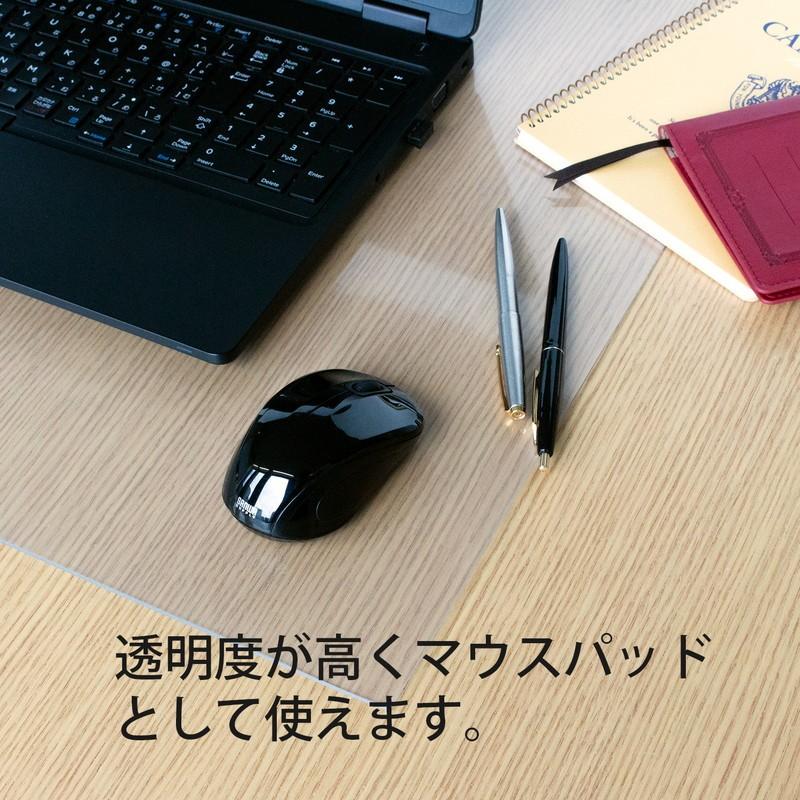 プラス (PLUS) デスクマット 透明 非転写 フッ素 ラミネート 1.2mm厚 1190 × 690mm シングル 41-166　DM-127FRS | PLUS | 05