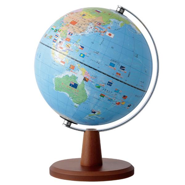 レイメイ藤井 Raymay 国旗・よみがな付地球儀 球径20cm 行政タイプ OYV221 スケール付 国旗 学習 知育玩具 ギフト プレゼント | レイメイ藤井