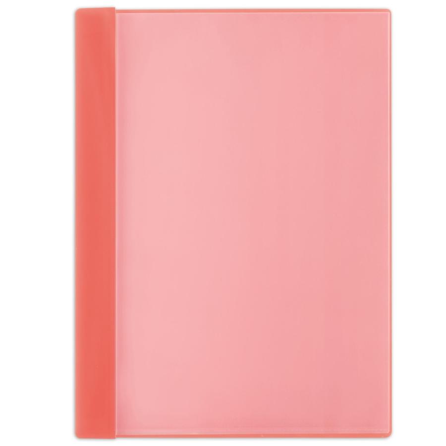 プラス(PLUS) クリアーファイル 通知表ファイル A4 縦入れ 6ポケット レッド 79-876 | PLUS