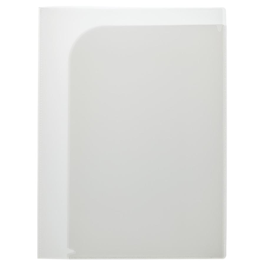 プラス(PLUS) クリアホルダー 通知表ホルダー 6ポケット 見開き収容可 クリア FL-200SF 79-826 | PLUS