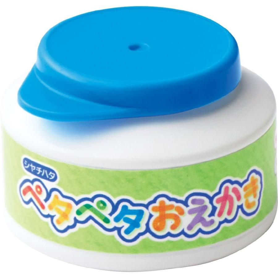 ペタペタおえかき　50g　あお ZPP-A50-B シャチハタ | 