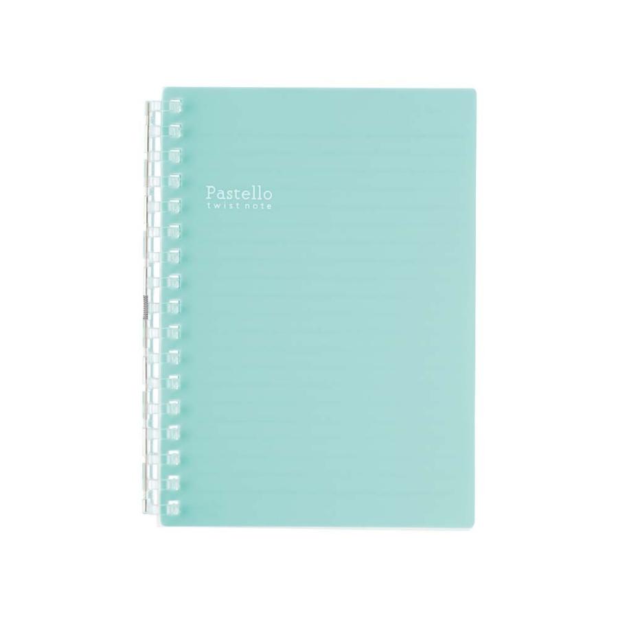 LIHIT LAB.＜リヒトラブ＞Pastello ツイストノート A6 ライトグリーン N1964-19 | ブランド登録なし