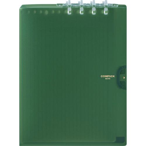 キングジム＜KING JIM＞コンパックノート　A4サイズ　緑 9956TYミト　透明表紙 | KING JIM