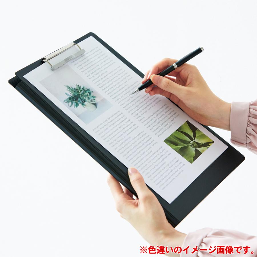 リヒトラブ LIHITLAB ALCLEA 抗菌クリップファイル A4 クリヤー F7740-1 | LIHIT LAB. | 02