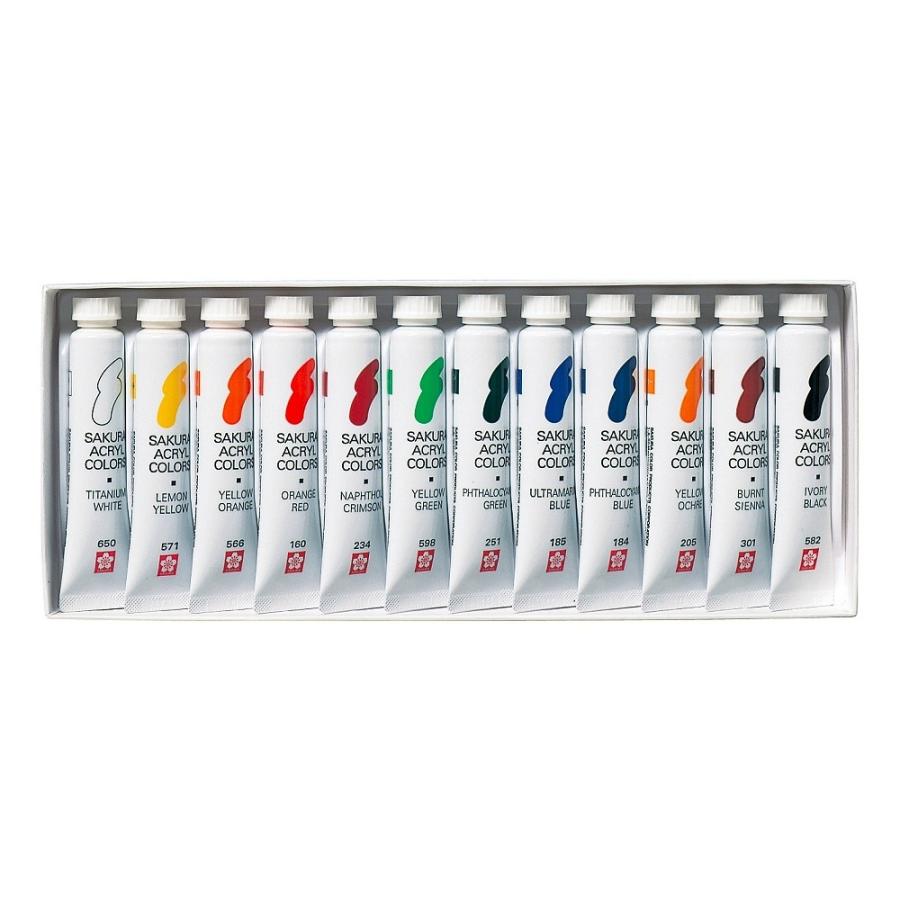 サクラクレパス アクリルカラー 12色 ACW12 | サクラクレパス | 01