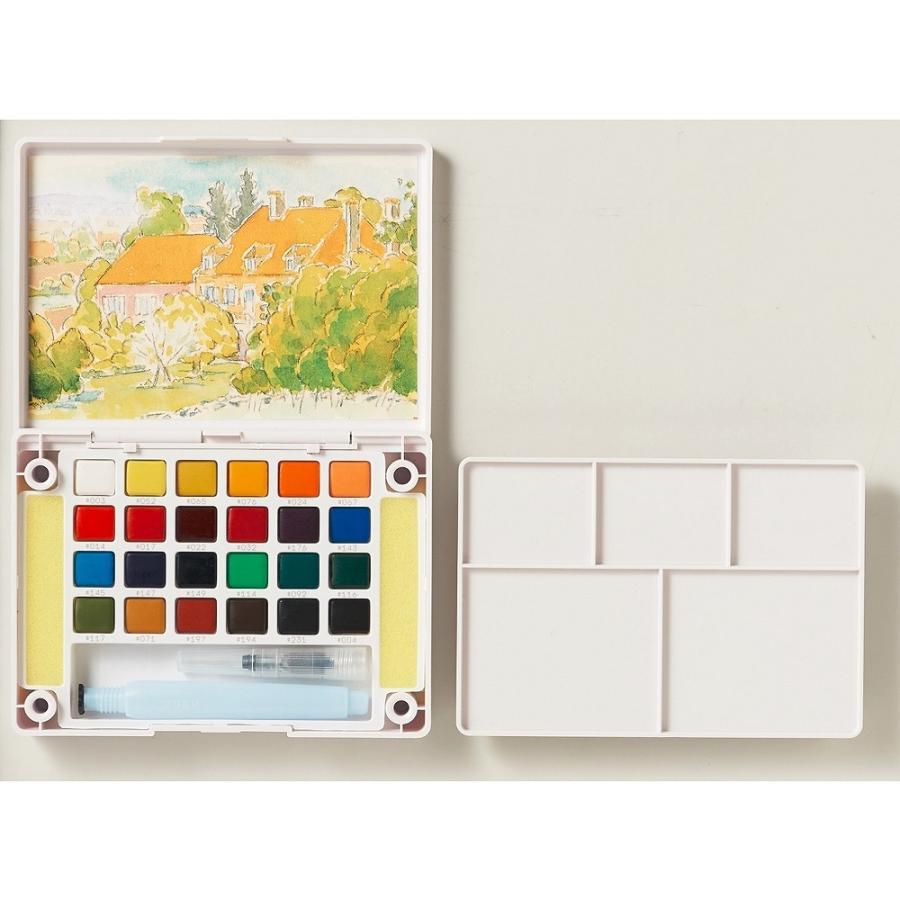 サクラクレパス プチカラー 水筆入り 24色セット NCW-24H | サクラクレパス | 01