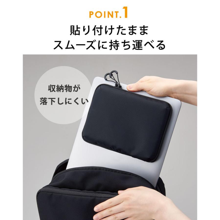 キングジム KINGJIM ノートPCに貼り付けるポーチ PCP10 | KING JIM | 03