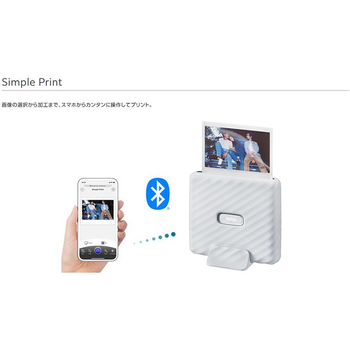 【欠品中:納期未定 入荷次第発送】富士フイルム fujifilm instax Link WIDE アッシュホワイト INS LINK WIDE A WHITE | FUJIFILM | 04