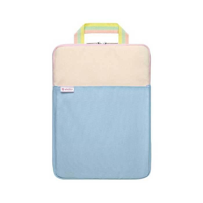 SONIC ソニック クッション付スクールPCケース Mサイズ シフトプラス キャンディ アイボリー LS-5593-I | SONiC