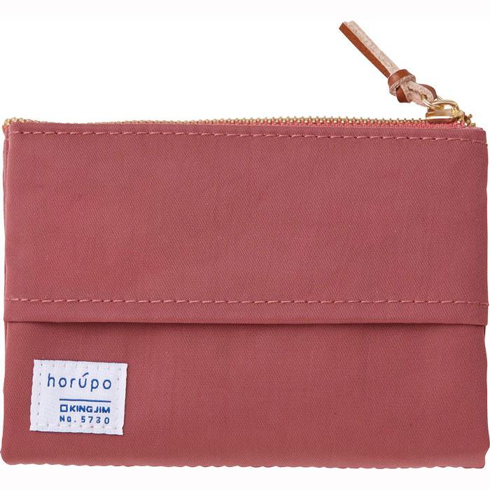 キングジム＜KING JIM＞ ホルポ(horupo) ごみ箱ポーチ 二つ折りサイズ ピンク 5730 ヒン | KING JIM
