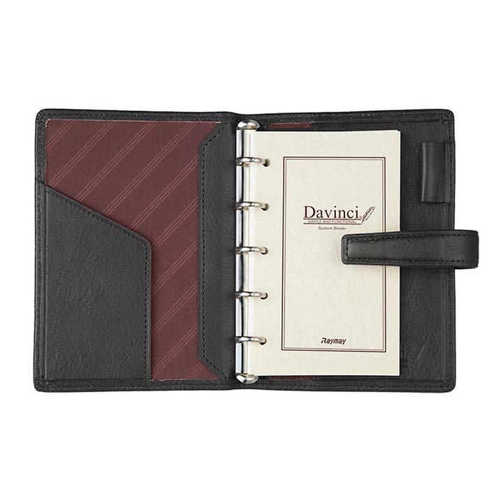 レイメイ藤井 raymay ダ・ヴィンチ mini5サイズ システム手帳 11mm ブラック DPM3037B | レイメイ藤井 | 01