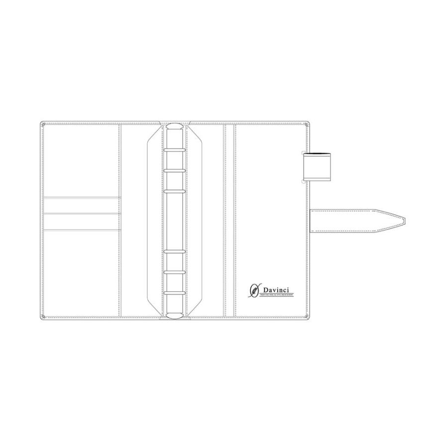 レイメイ藤井 raymay ダ・ヴィンチ システム手帳 ロロマクラシック  聖書 24mm ブルー DB3014A | レイメイ藤井 | 02