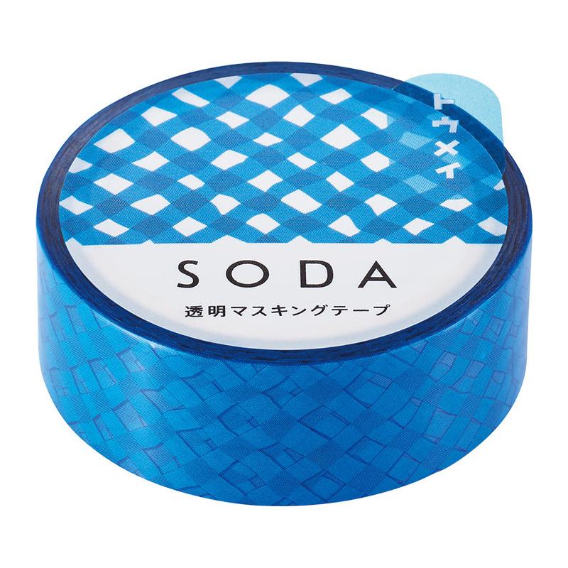 ソ−ダ 透明マステ クロス  3個入り CMT15-009 | KING JIM