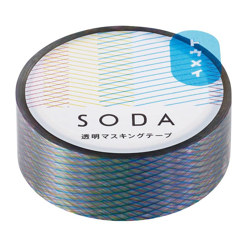 ソ−ダ 透明マステ プリズム  3個入り CMT15-011 | KING JIM