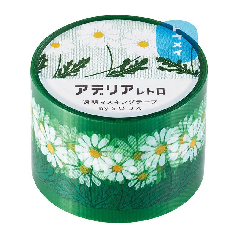 ソ−ダ 透明マステ ノバナ  3個入り CMT30-014 | KING JIM